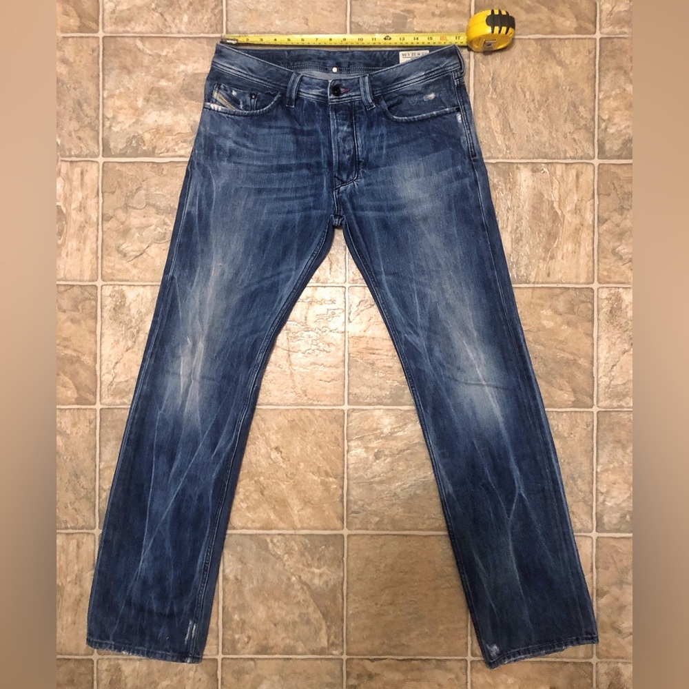 EUC RARE 008C0 Wash Diesel Larkee Relaxed Straight 32x34 (33x34) NICE!